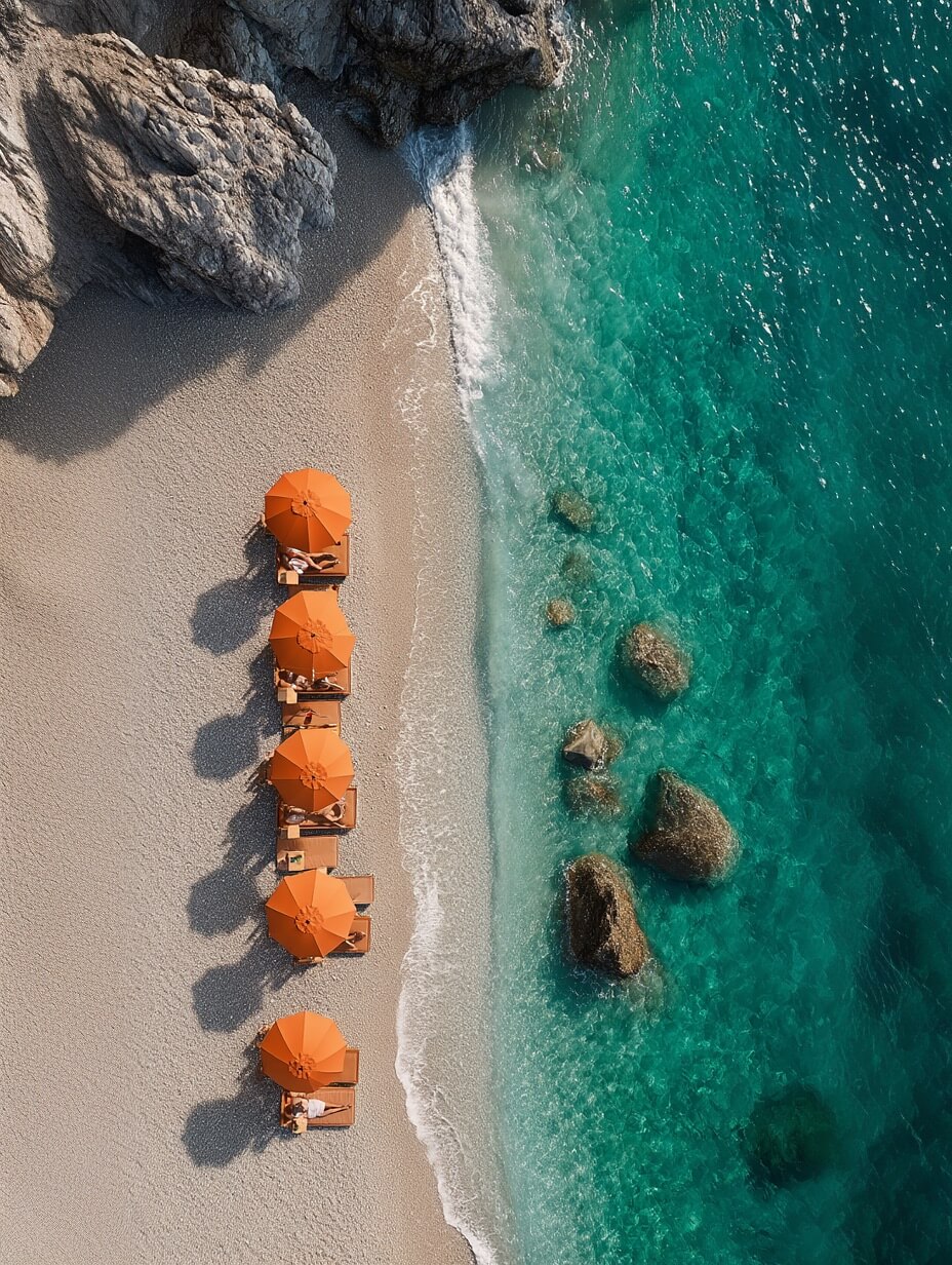 Beach scene representing Scale without expanding your hours strategy for service-based business founders having been successfully implemented